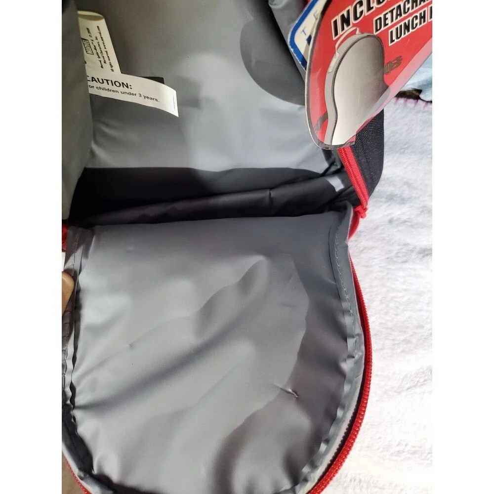 2008 Marvel Spiderman Dome Shaped Insulated Lunch Bag/Box NWT Fab Starpoint